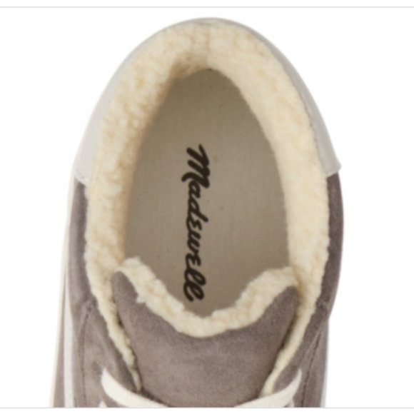 Madewell Sidewalk High Top Faux Shearling Lined main image 6